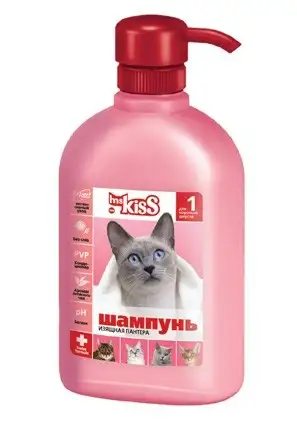 Купить ms.kiss шампунь для короткой шерсти "изящная пантера"