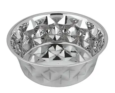 Mr.Kranch Daimond миска из нержавеющей стали с нескользящим основанием для собак и кошек